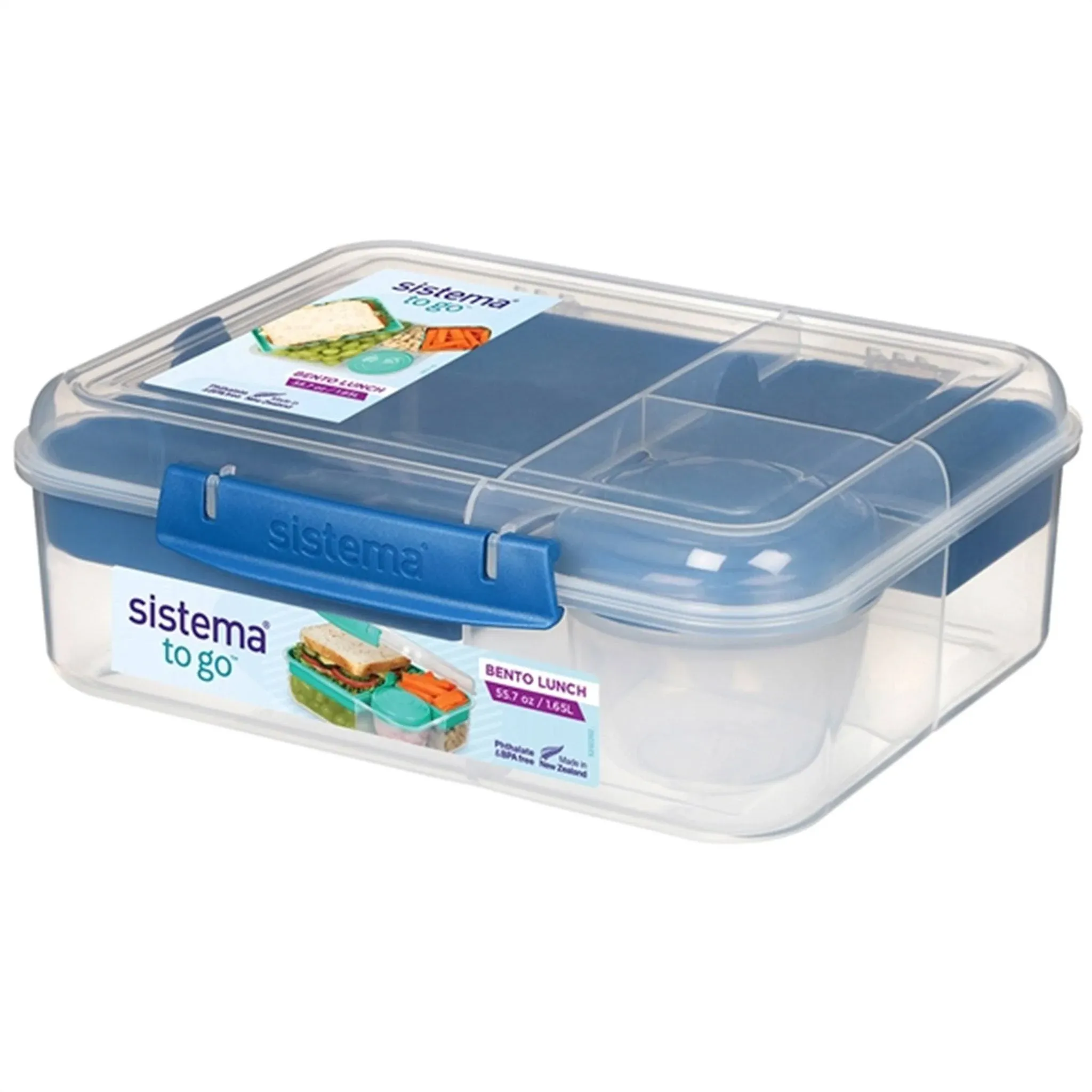 Sistema To Go Container, 55.7 Ounce, Bento Lunch