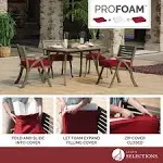 Arden Selections ProFoam 18 x 46 in Outdoor Bench Cushion Cover - Moss Green Leala