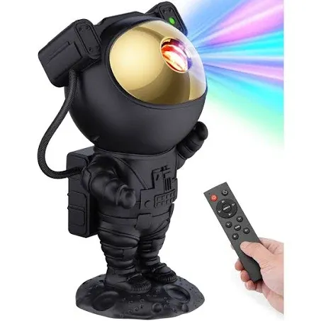 Mooyran Star Projector Galaxy Night Light - Astronaut Space Buddy Projector, Starry Nebula Ceiling LED Lamp with Timer and Remote, Kids