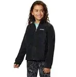 Columbia Benton Springs Fleece Jacket - Girls Black Medium