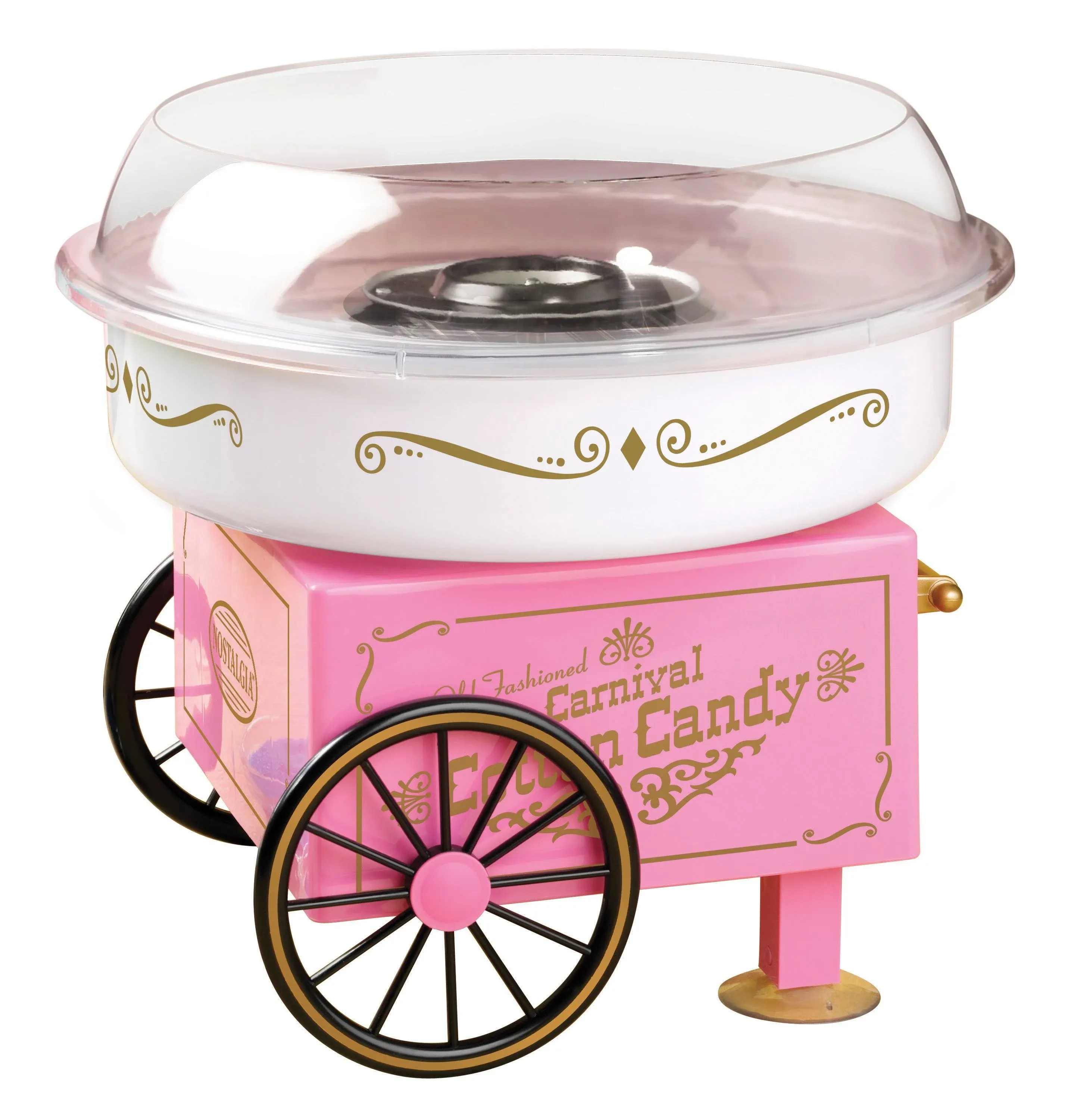 Nostalgia Electrics Hard Cotton Candy Maker, Pink