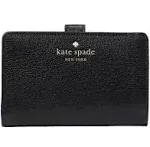 Kate Spade New York Medium Bifold Compact Wallet (Black)