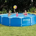 NEW 12Ft X 30In Metal Frame Pool with Filter Pump Summer Fun Yard Garden Play 