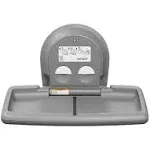 Koala Kare Horizontal Wall-Mounted Baby Changing Station, Gray