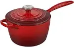 Le Creuset 2.25 qt. Enameled Cast Iron Signature Saucepan (Cerise)