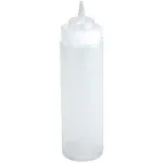 Winco PSW-16 Wide-Mouth Squeeze Bottle