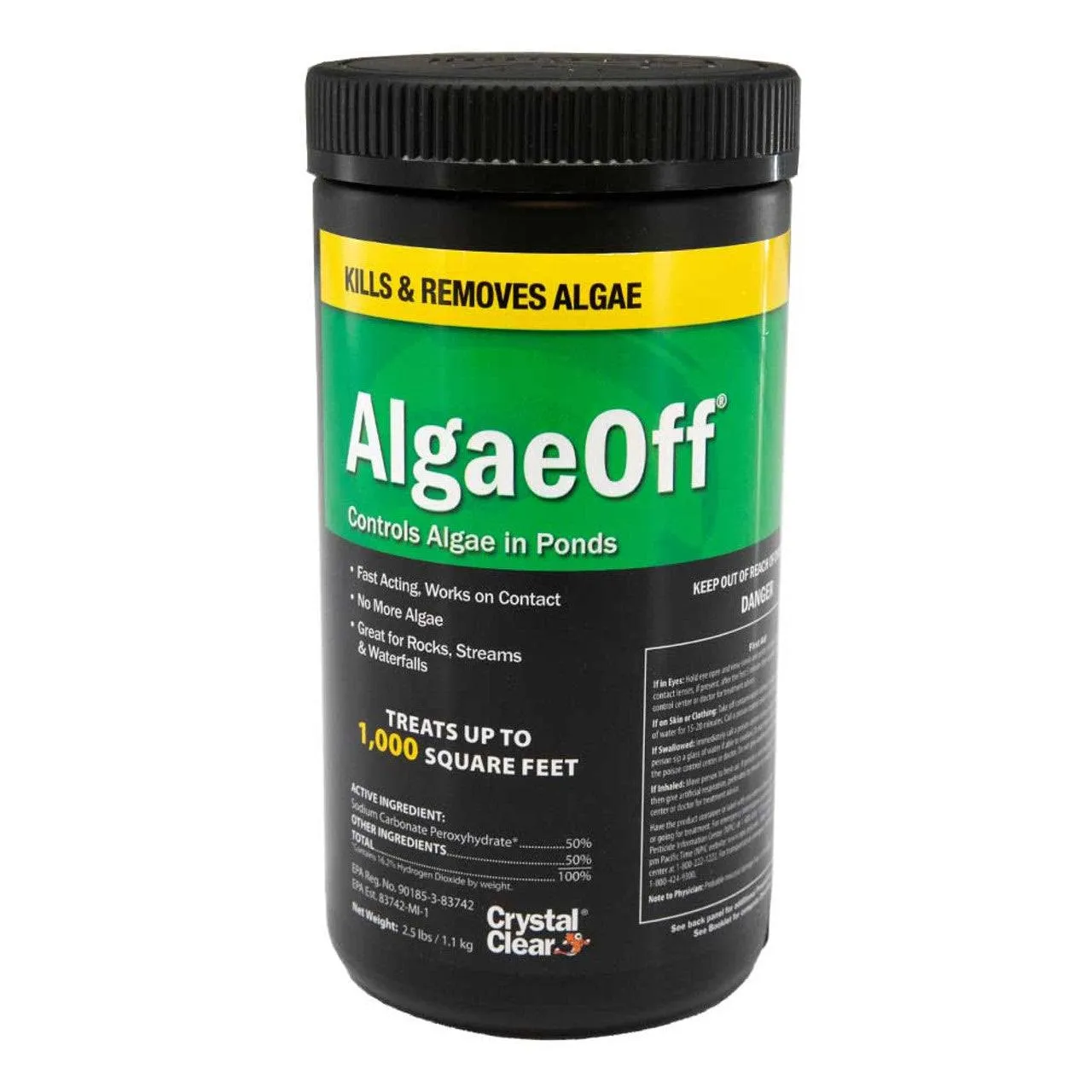 CrystalClear Algae-Off 2.5 lbs