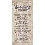 Marriage Prayer Wood Plaque