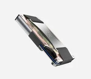 The Ridge Wallet - Aluminum: Money Clip - Rose Quartz