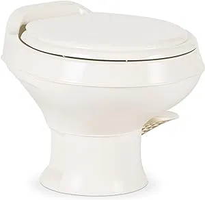 Dometic - 302301673 300 Series Low Profile Toilet, Bone