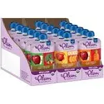 Plum Organics Stage 2 Organic Baby Food - Fruit and Veggie Variety Pack - 4 oz Pouch (Pack of 18) - Organic Fruit and Vegetable Baby Food Pouch