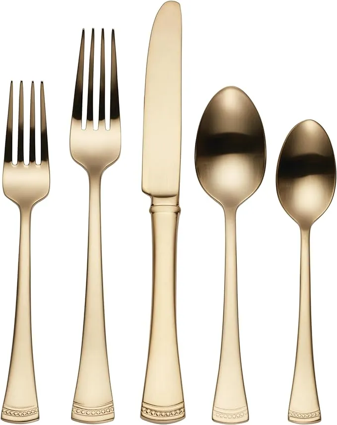 Lenox Portola Gold 20-Piece Flatware Set