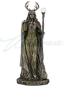 WU Elen of The Ways - Antlered Goddess of The Forrest Statue Sculpture Figure