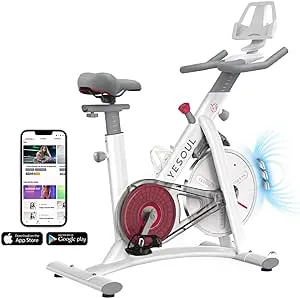 Yesoul S3 Exercise Bike for Home Smart Black Cycling Bike Magnetic Resistance for Gym Electric Stationary Bike Bluetooth Heart Rate for Women