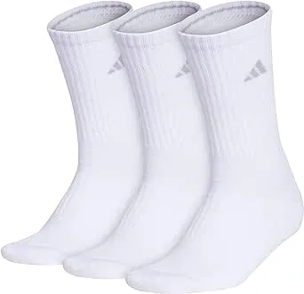 Adidas Cushioned Crew Socks 3 Pairs - White - Medium