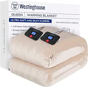 Flannel Blanket Westinghouse Color: Biege, Size: Queen