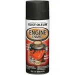 Engine Spray Enamel, Black Semi-Gloss, 12 oz., Rust-oleum, 248936