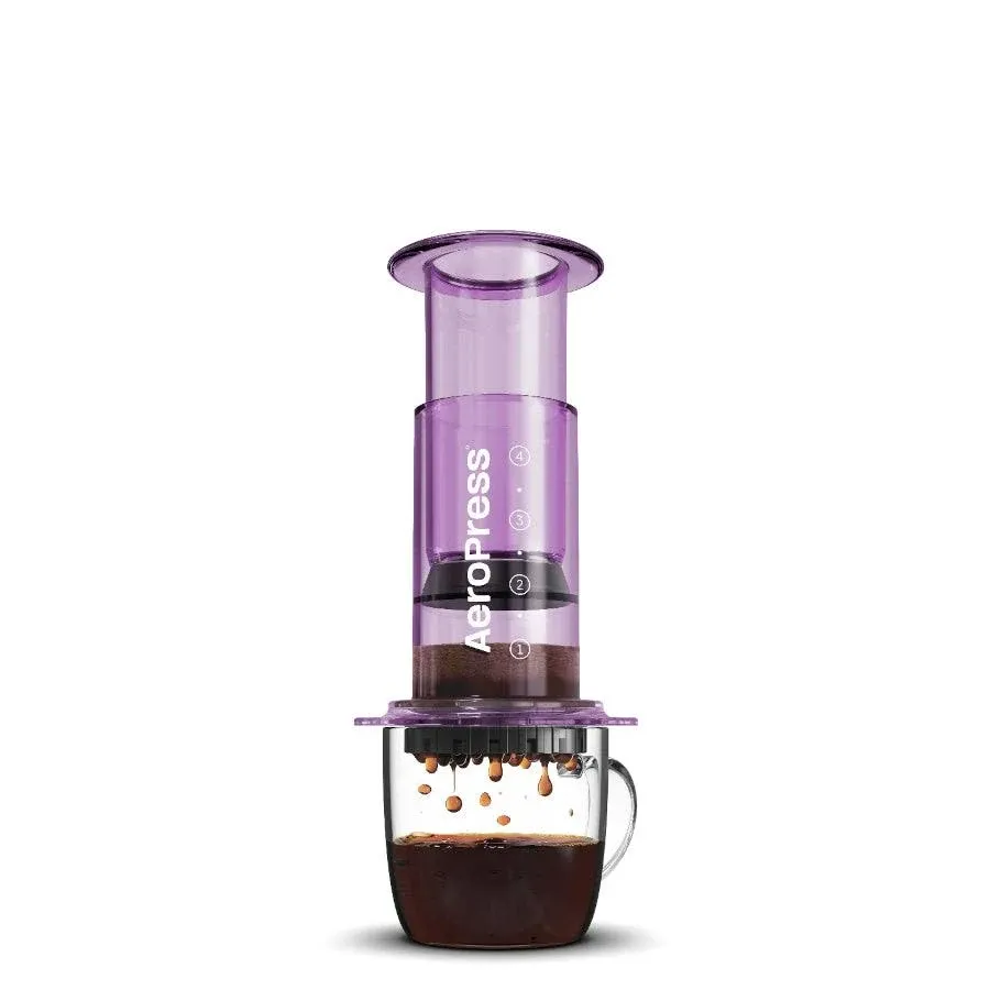 Aeropress Clear Coffee Maker (Purple)