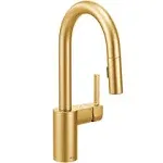 Moen 5965 Align 1.5 GPM Single Hole Pull Down Bar Faucet with Reflex and Duralast Technology - Brushed Gold