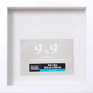 Studio Decor White Belmont Shadow Box