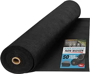 4, 6, 8 oz Non Woven Fabric for Landscaping, French Drains, Underlayment, Erosion Control, Construction Projects - 8 oz (3x50)