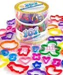 Wilton Cookie Cutters Set 101 Pcs Favorite Alphabet Numbers Holiday Them. New