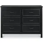 DaVinci Charlie 6-Drawer Double Dresser - Ebony