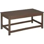 WestinTrends Outdoor Patio Classic Adirondack Coffee Table, Dark Green