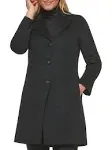 Calvin Klein Womens Wool Blend Coat