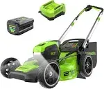 Greenworks Tools 80V 21" 4-in-1 Self-Propelled Lawn Mower