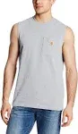 Carhartt Men's Navy Workwear Pocket Sleeveless T-Shirt