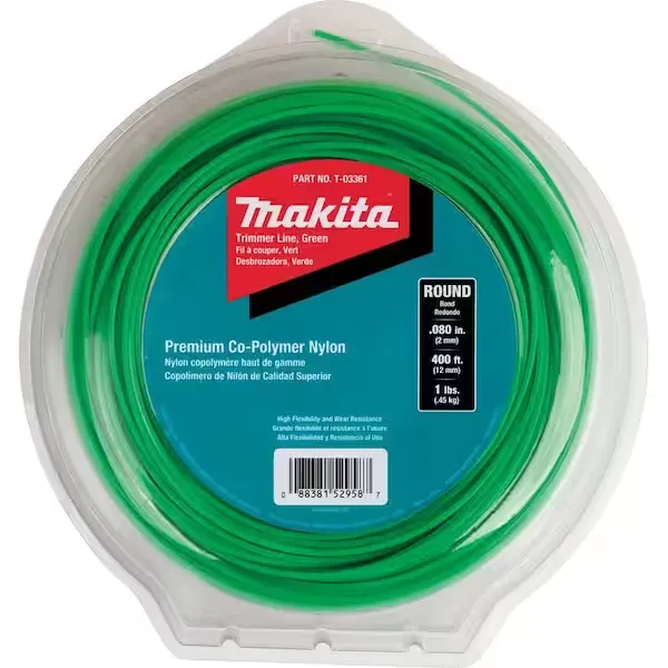 Makita Round Trimmer Line Green T-03361