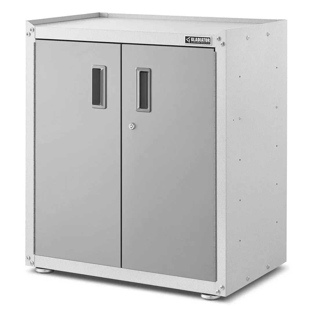 Gladiator Ready-to-Assemble White Full-Door Modular Gearbox