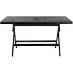 Safavieh Akita Folding Table - Black