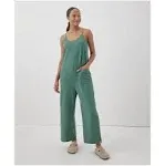 Pact Cool Stretch Lounge Jumpsuit in Dark Forest Heather