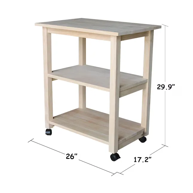 International Concepts Addison Microwave Cart