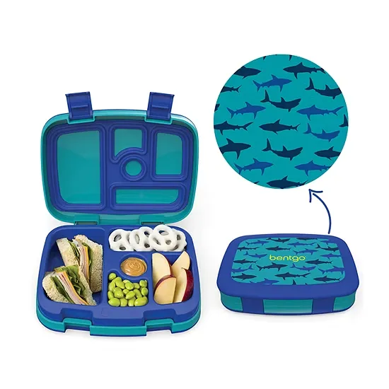 Bentgo Prints Kids Lunch Box, Shark