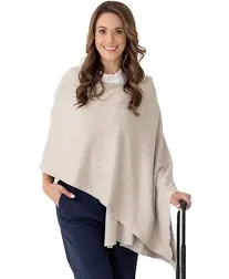 Women's Zestt Organics Organic Cotton Dreamsoft Travel Scarf Blush Colorblock