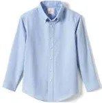 Boys 8-20 Lands' End Husky School Uniform Solid Oxford Dress Shirt