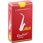 Vandoren Alto Sax JAVA Red Reeds Box of 10