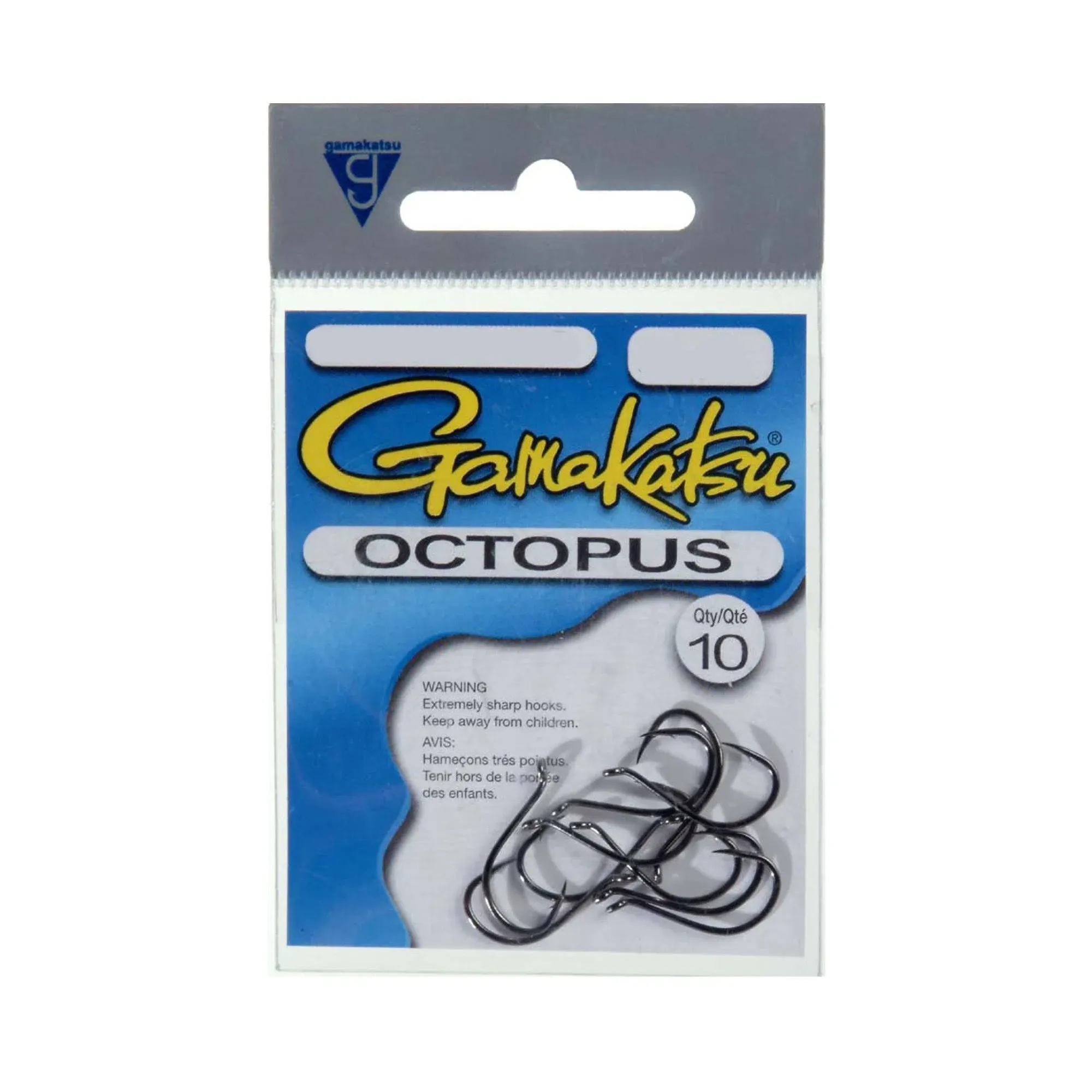 Gamakatsu Octopus Hook, Black, 1/0