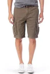 Unionbay Men's Cordova Belted Cargo Short Messenger