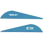 Bohning Heat Vanes 36 Pack Satin Blue