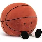 Jellycat Amuseables Basketball Stuffed Toy, 12.5 inches | Basketball Plush | for Sports Fans