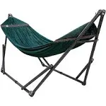 Double Hammock with Stand Tranquillo Hammock Color: Blue