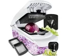 Fullstar Vegetable Chopper - Spiralizer Vegetable Slicer Onion Chopper Container