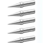 Weller Soldering Tip, Conical, 0.031 in./0.8 mm for WE1010 (5-Pieces) ETP-5