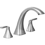 Moen T693 Voss Chrome Two-Handle Roman Tub Faucet