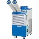 Global Industrial 292660 Portable Air Conditioner w/ Cold Air Nozzles, 1.1 Ton, 13,200 BTU, 115V