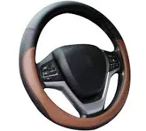 Valleycomfy Microfiber Leather Steering Wheel Covers Universal 15 inch